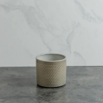 GREY CERAMIC POT