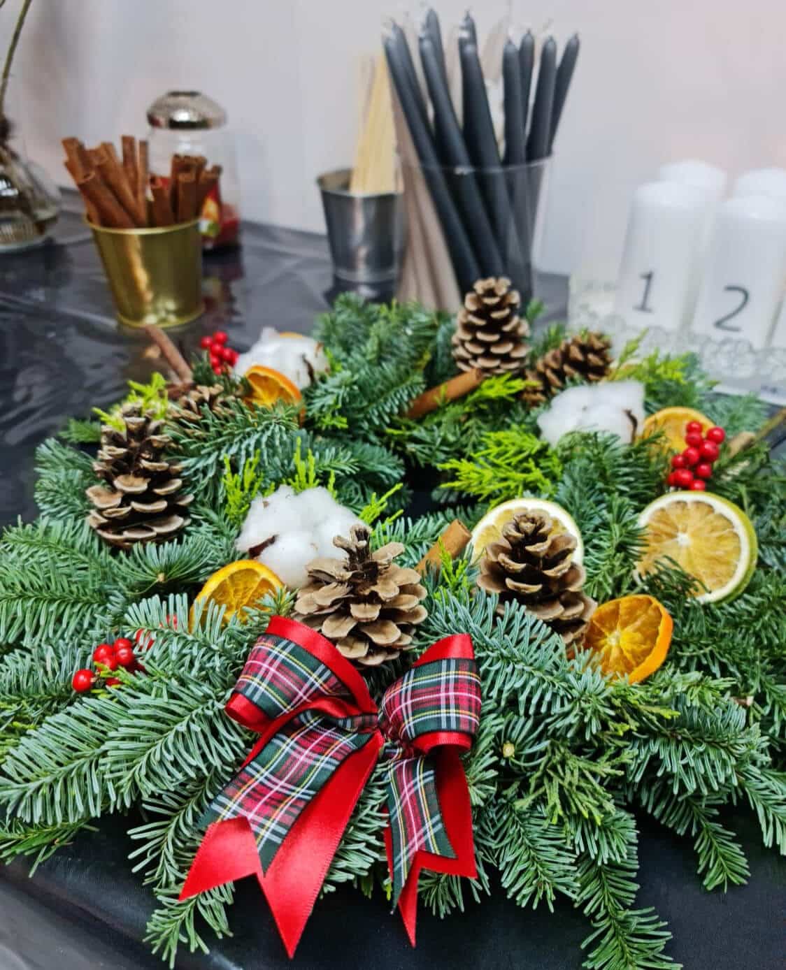 Handmade Christmas Wreath Décor